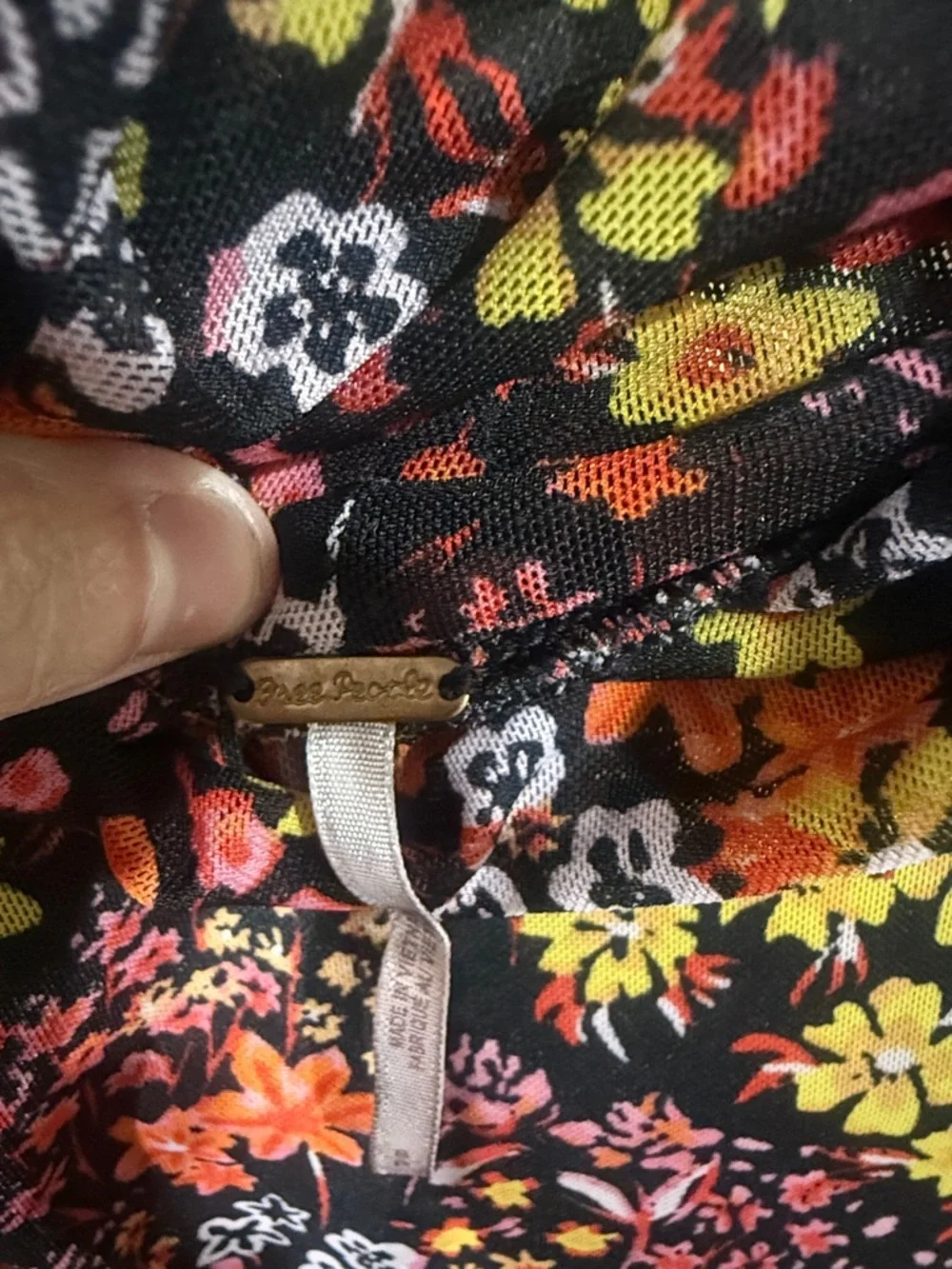 Free People black turtleneck